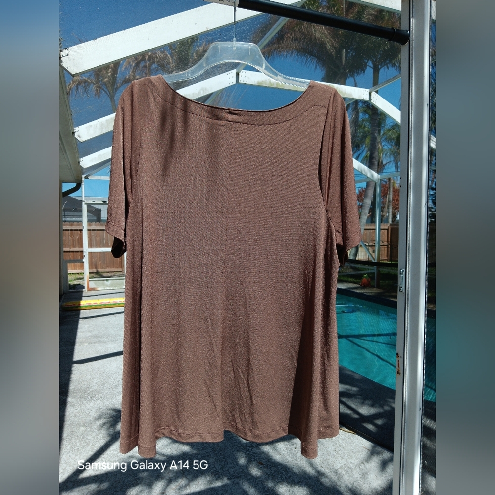 Lane Bryant Short Sleeve Top Sz 22/24 - Picture 3 of 4